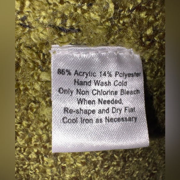 Windi River Olive Green cardigan size XL - Picture 7 of 8